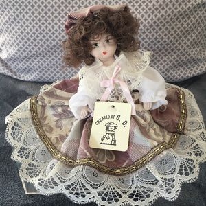 Italian Capidomonte Porcelain Doll